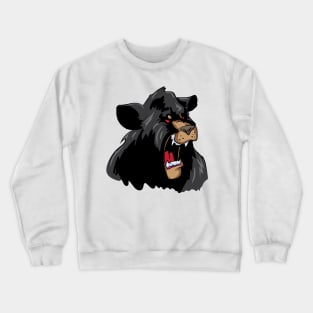 Angry Black Bear Crewneck Sweatshirt